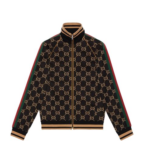 gucci men's sport jacket|Gucci jacket without hoodie.